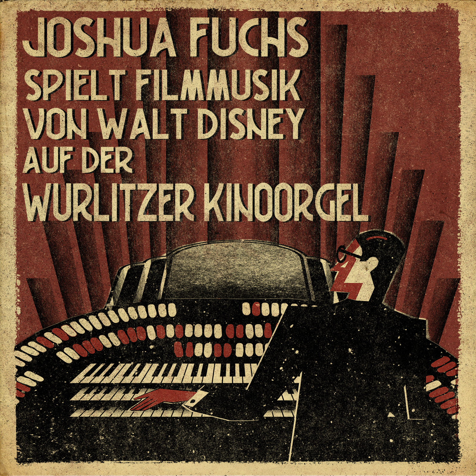 Joshua Fuchs spielt Filmmusik an der Wurlitzer Kinoorgel