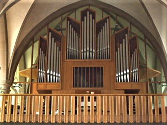Die Orgel in der Ev. Christuskirche, Neunkirchen-Innenstadt (Foto: H.- J. Strack)