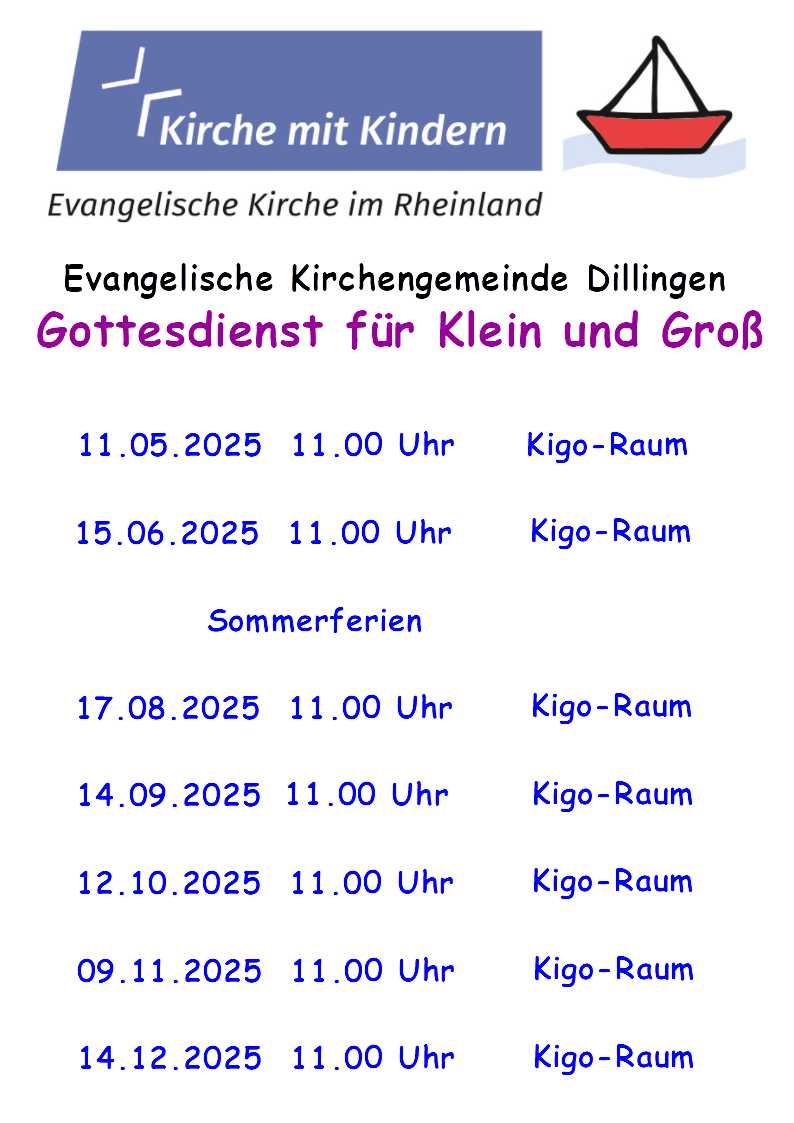 Gottesdienste für Klein und Groß