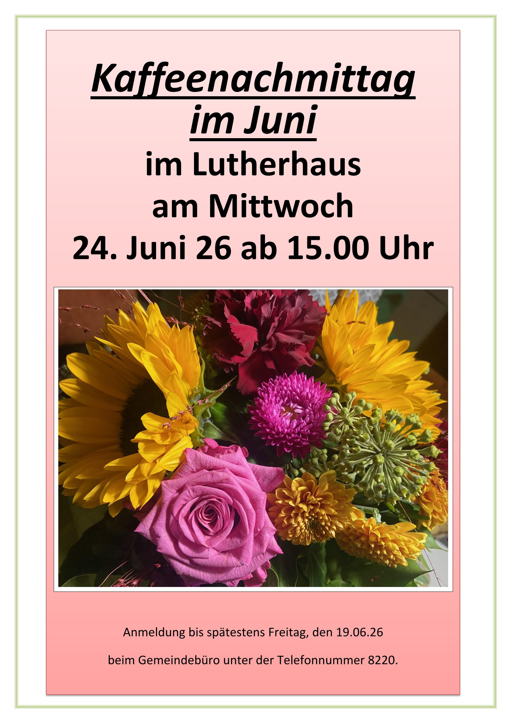 Kaffeenachmittage
